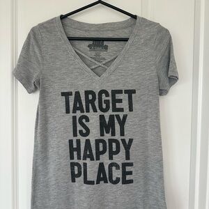Target Gray Graphic Short Sleeve Tee